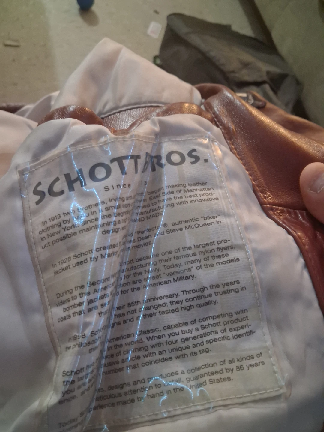 Schott Bros. G-1 US Navy Flight Jacket - photo 3