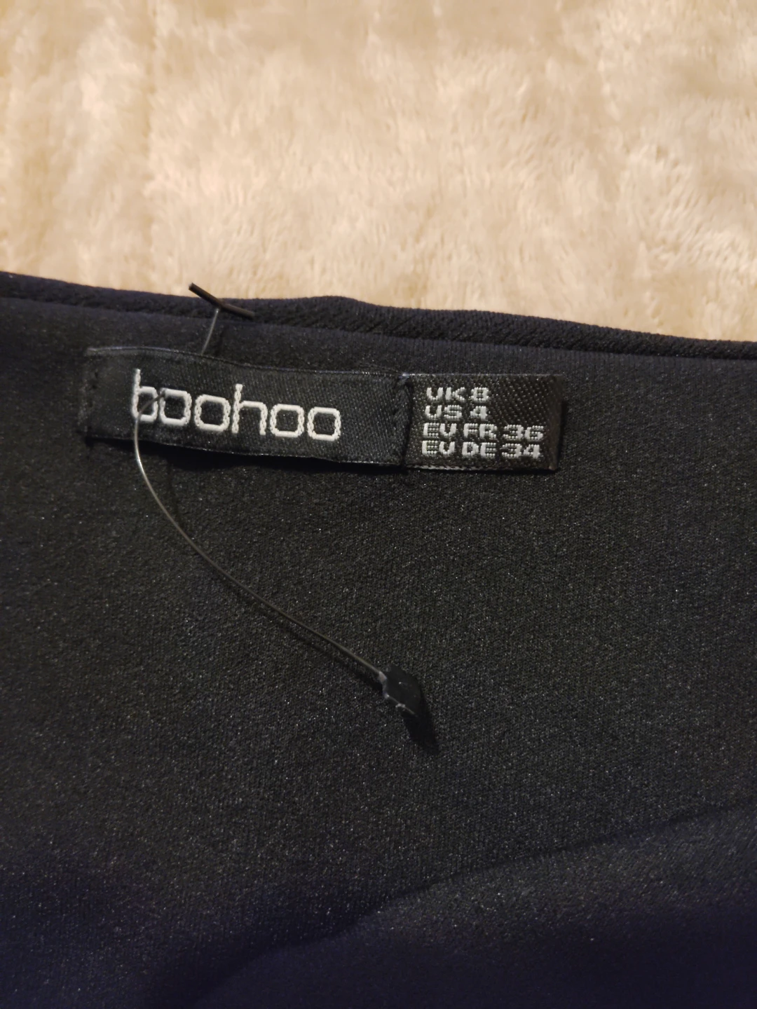 Boohoo Black Dress with Tie Shoulders - Size US 4 - photo 2