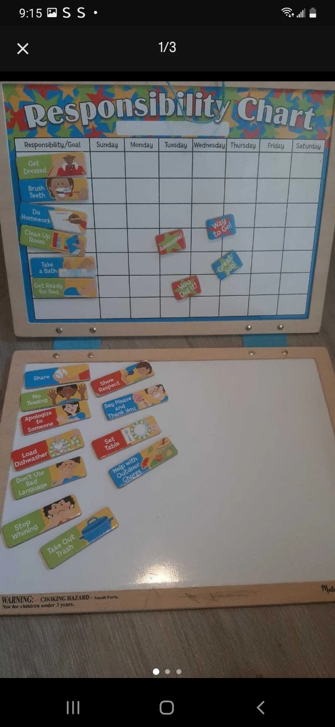 Melissa & Doug Magnetic Responsibility Chart - photo 2