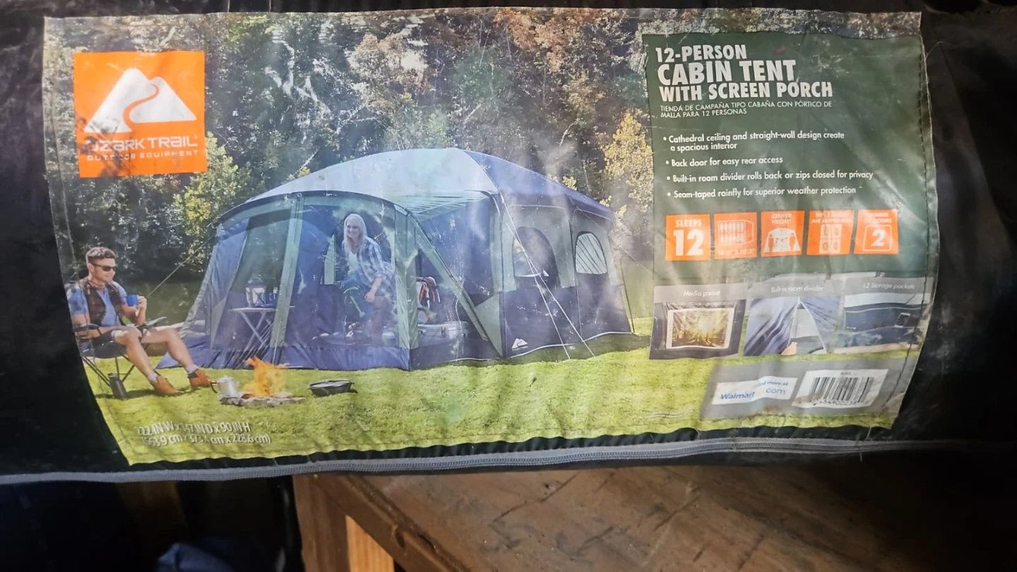 Ozark Trail 12-Person Cabin Tent with Screen Porch - photo 2