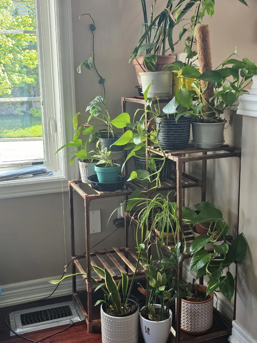 Wooden Tiered Plant Stand - photo 2