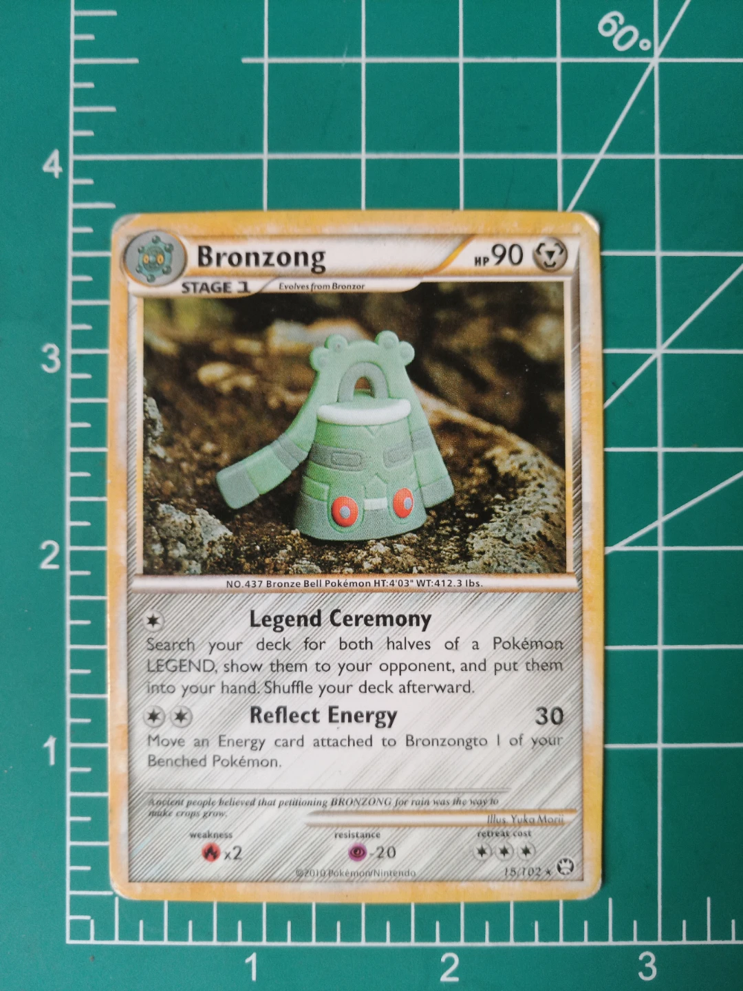 Pokemon Bronzong Trading Card