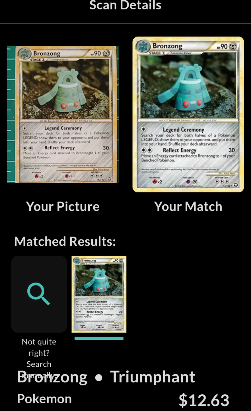 Pokemon Bronzong Trading Card - photo 3