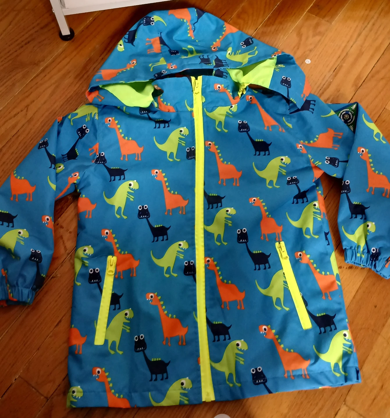 Kids Dinosaur Rain Jacket - photo 2