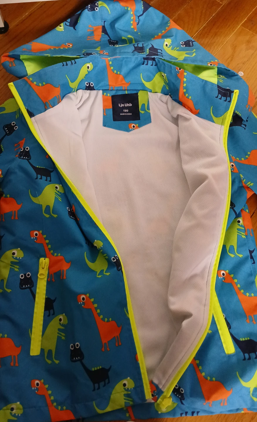 Kids Dinosaur Rain Jacket - photo 5