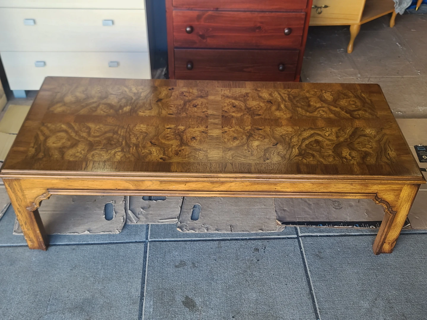 Vintage Wood Coffee Table - photo 2