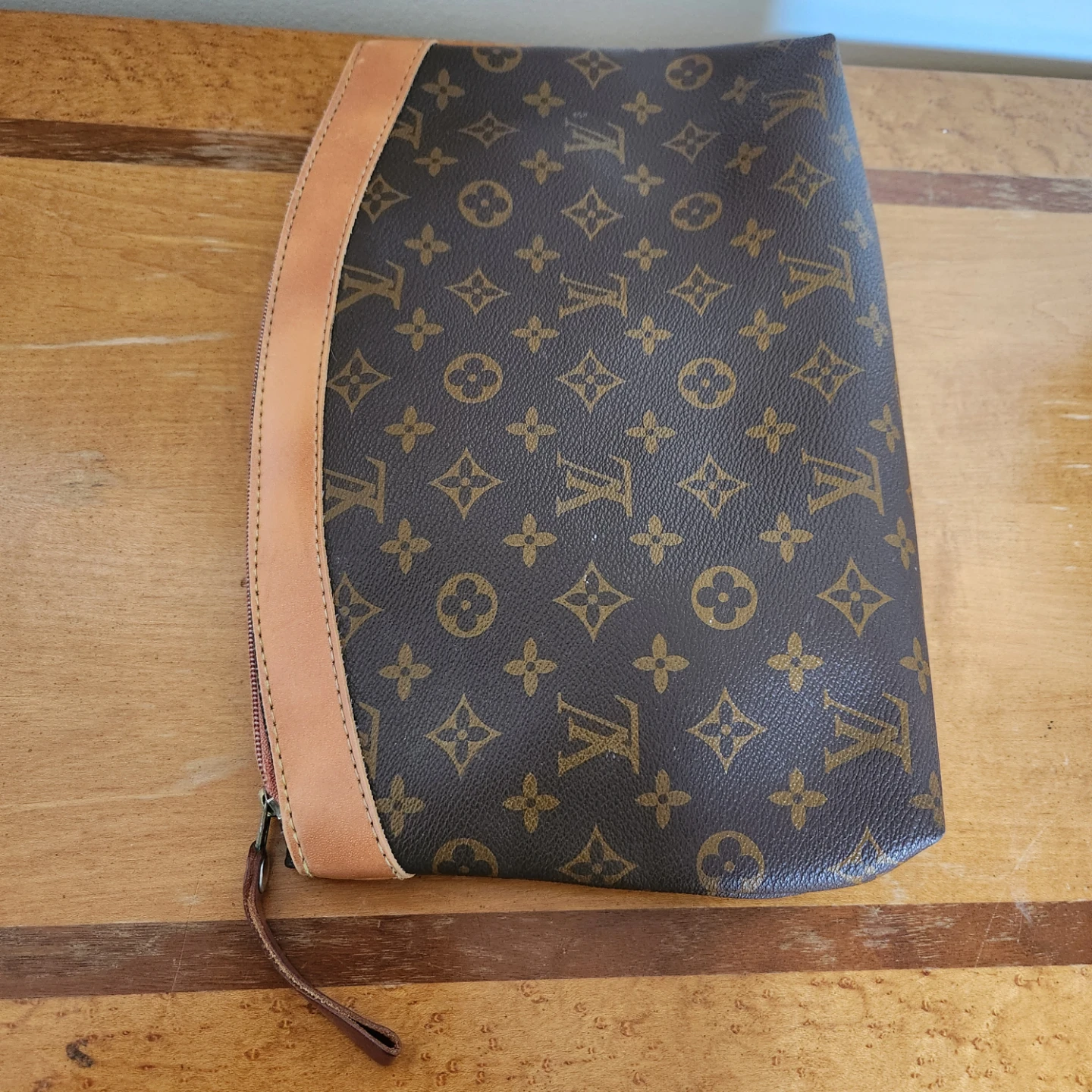Monogram Pouch for cosmetics or toiletries - photo 4