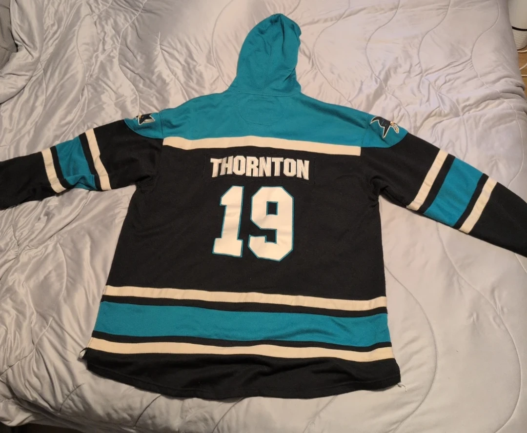 XXL San Jose Sharks Joe Thornton Hooded Jersey - photo 3