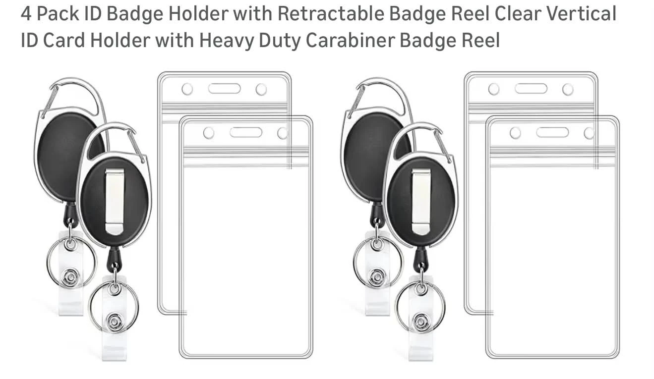 Retractable ID Badge Holder