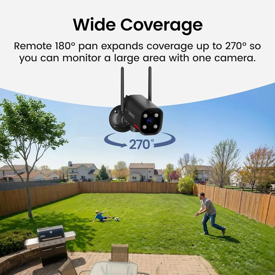 Outdoor Security Camera with Spotlight & Siren - photo 4