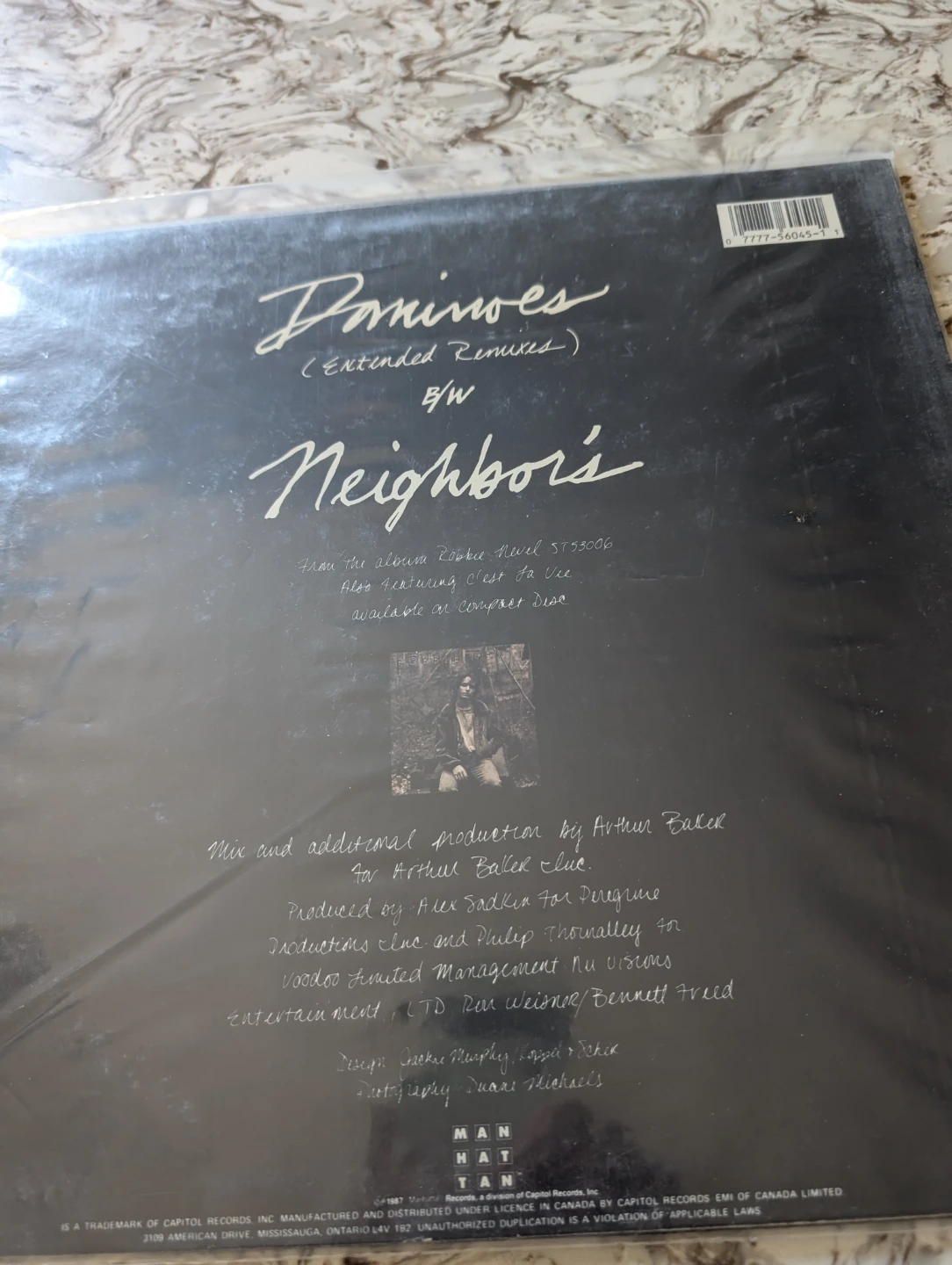 Robbie Nevil - Dominoes 12" Vinyl Single - photo 2