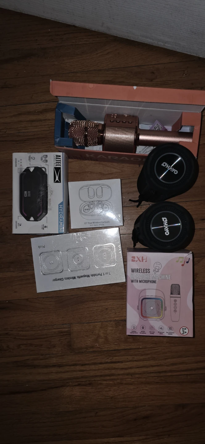 Wireless Karaoke Machine, Bluetooth Speaker, bundle