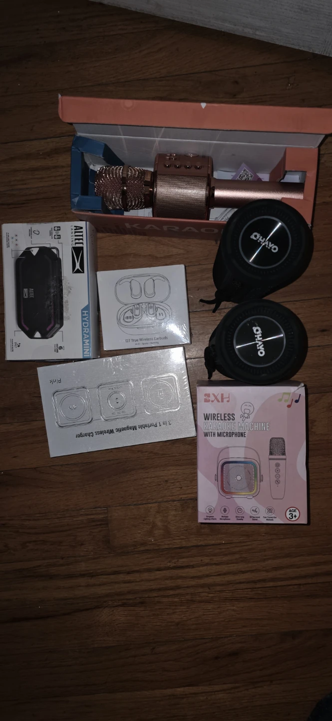 Wireless Karaoke Machine, Bluetooth Speaker, bundle - photo 2
