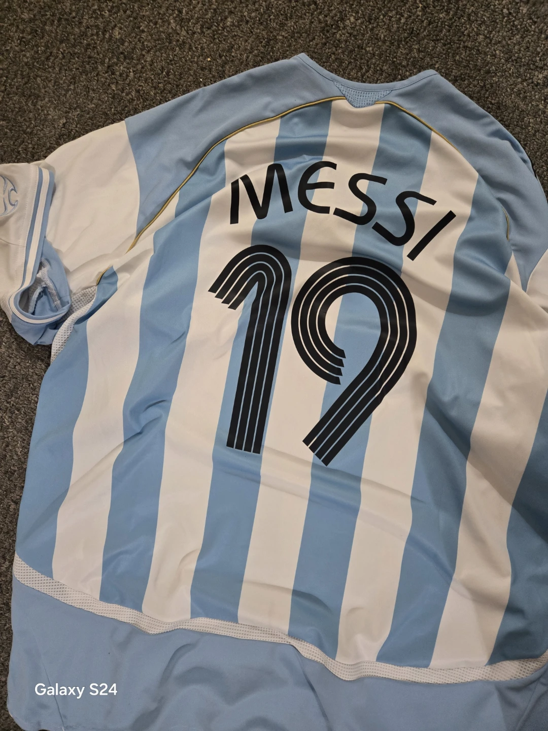 Adidas Argentina Messi #19 Soccer Jersey 2XL