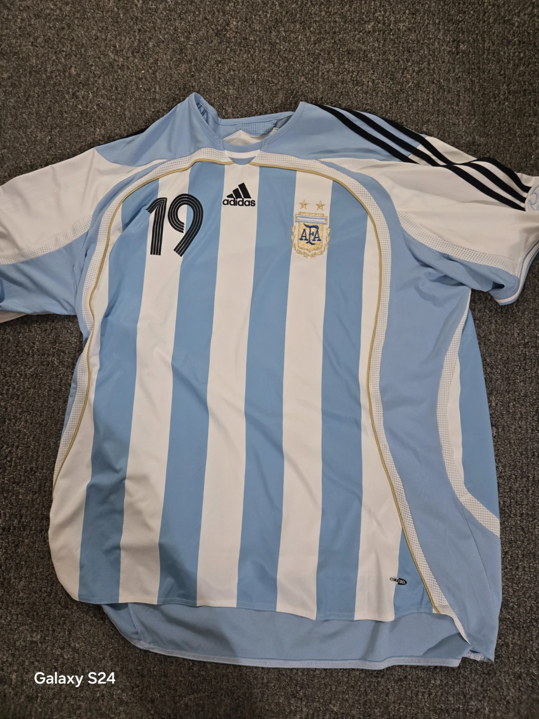 Adidas Argentina Messi #19 Soccer Jersey 2XL - photo 2