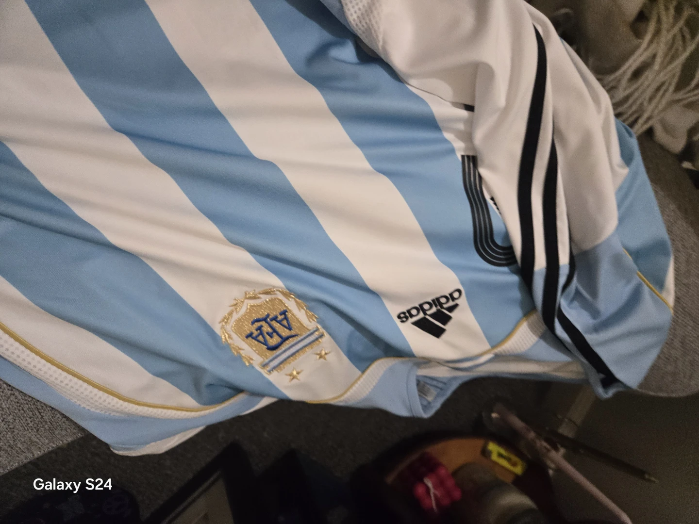 Adidas Argentina Messi #19 Soccer Jersey 2XL - photo 4