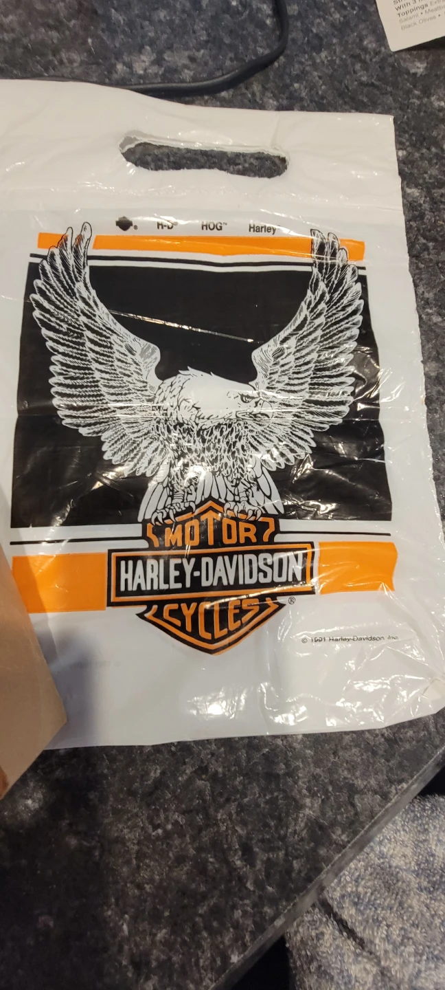 Harley-Davidson Black Leather Long Biker Wallet with Chain - photo 3