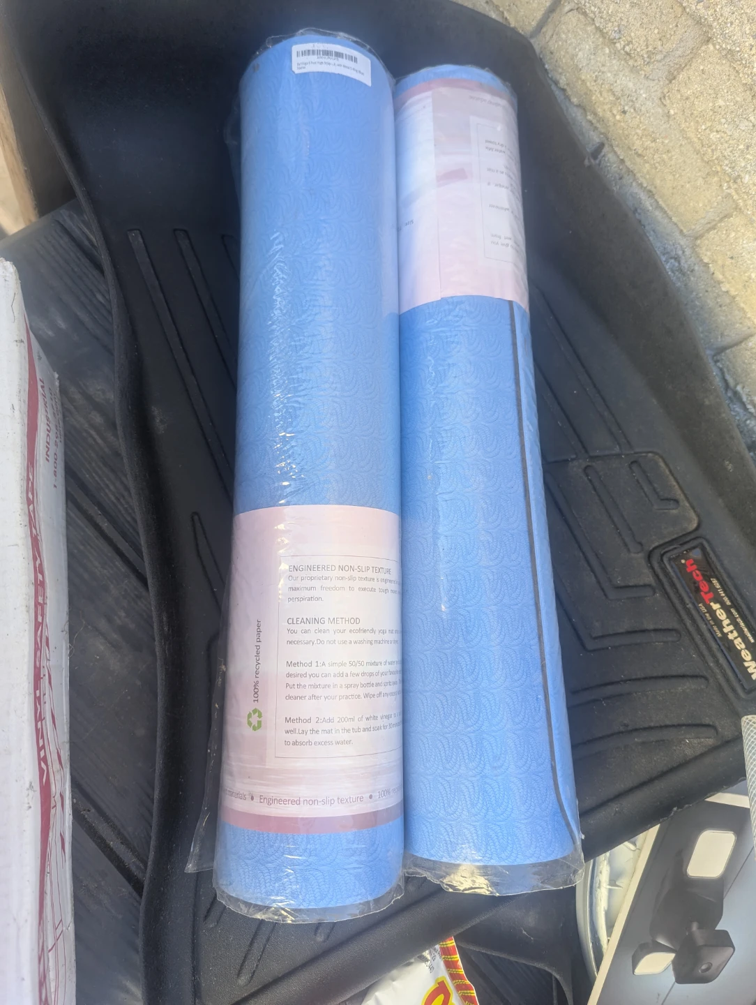 Blue Yoga Mats (2 Pack)