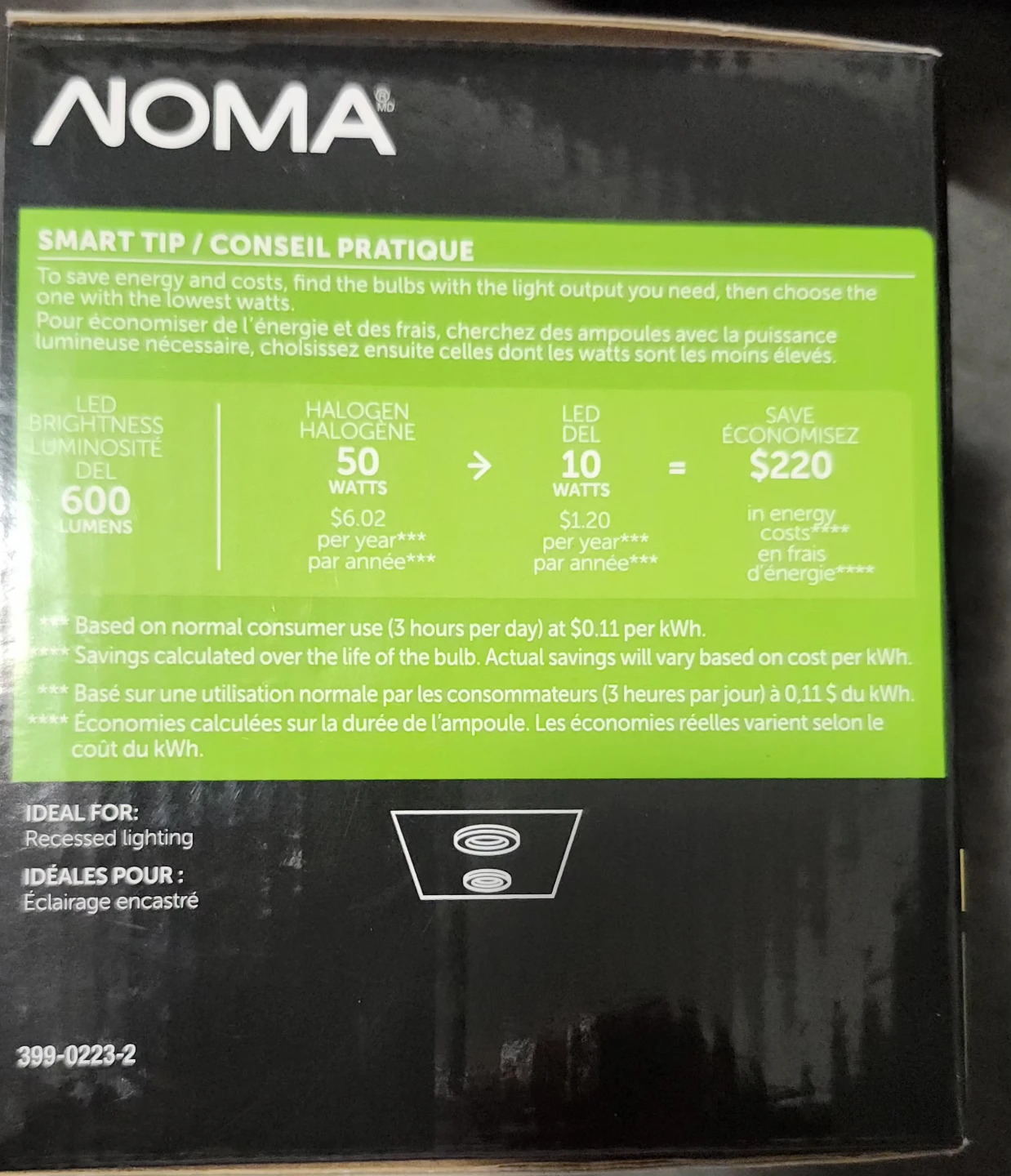 NOMA 4" LED Retrofit Kit, Soft White, 2 Pack - photo 2