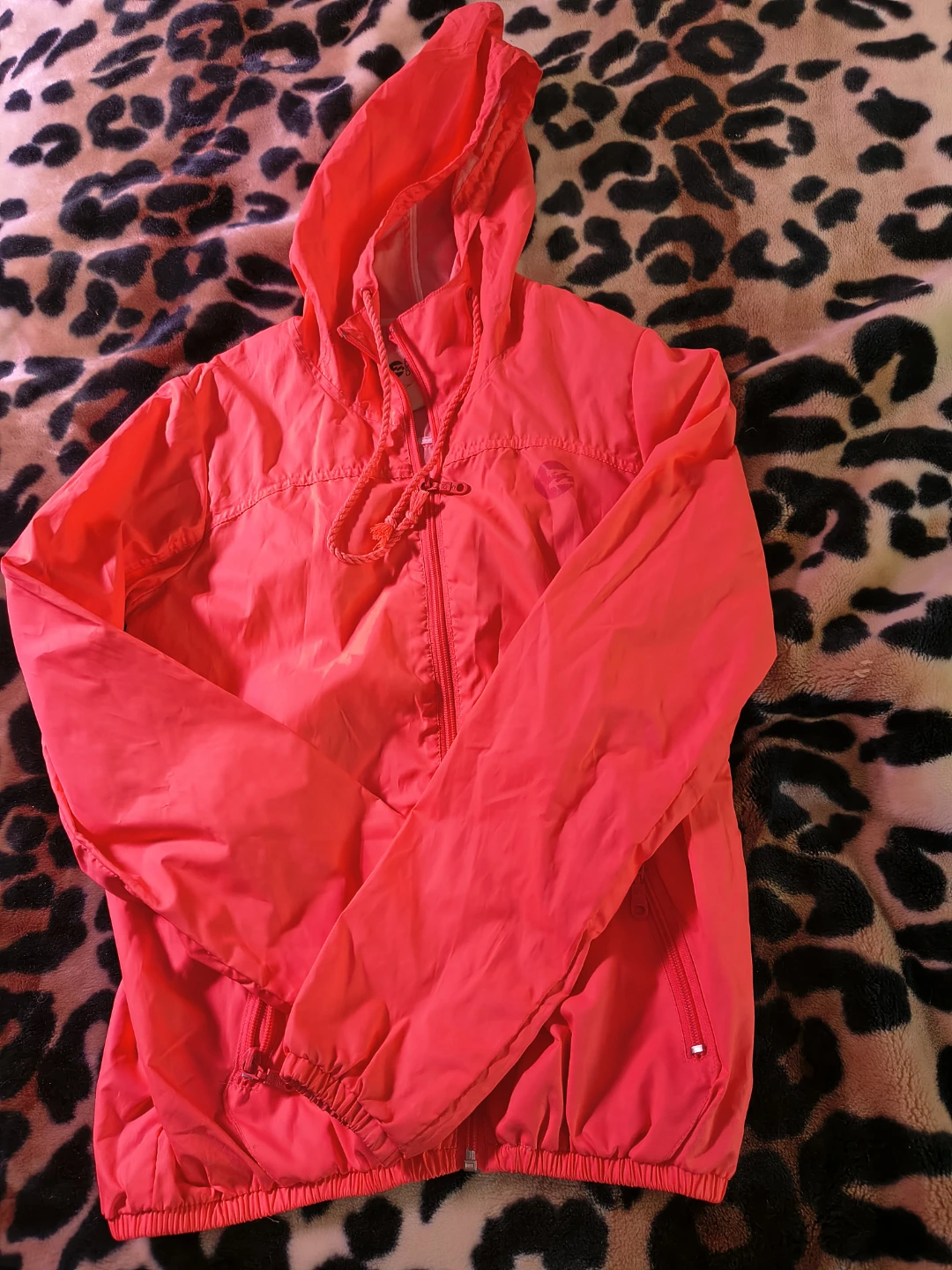 Women's Billabong Windbreaker Jacket - Neon Coral - photo 3