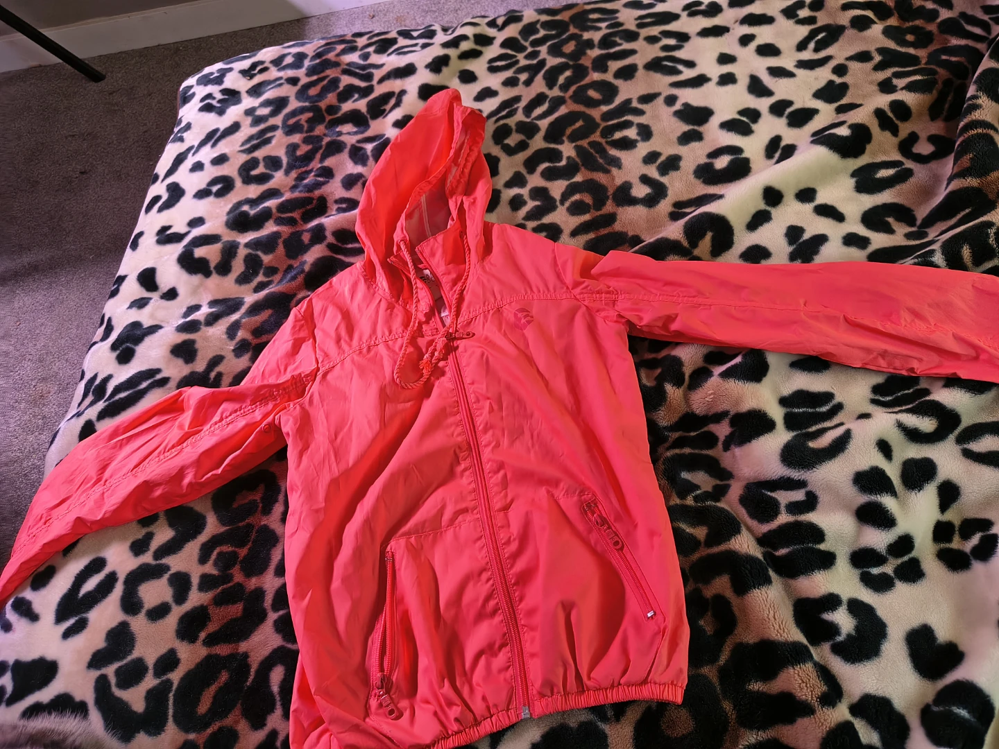 Women's Billabong Windbreaker Jacket - Neon Coral - photo 4