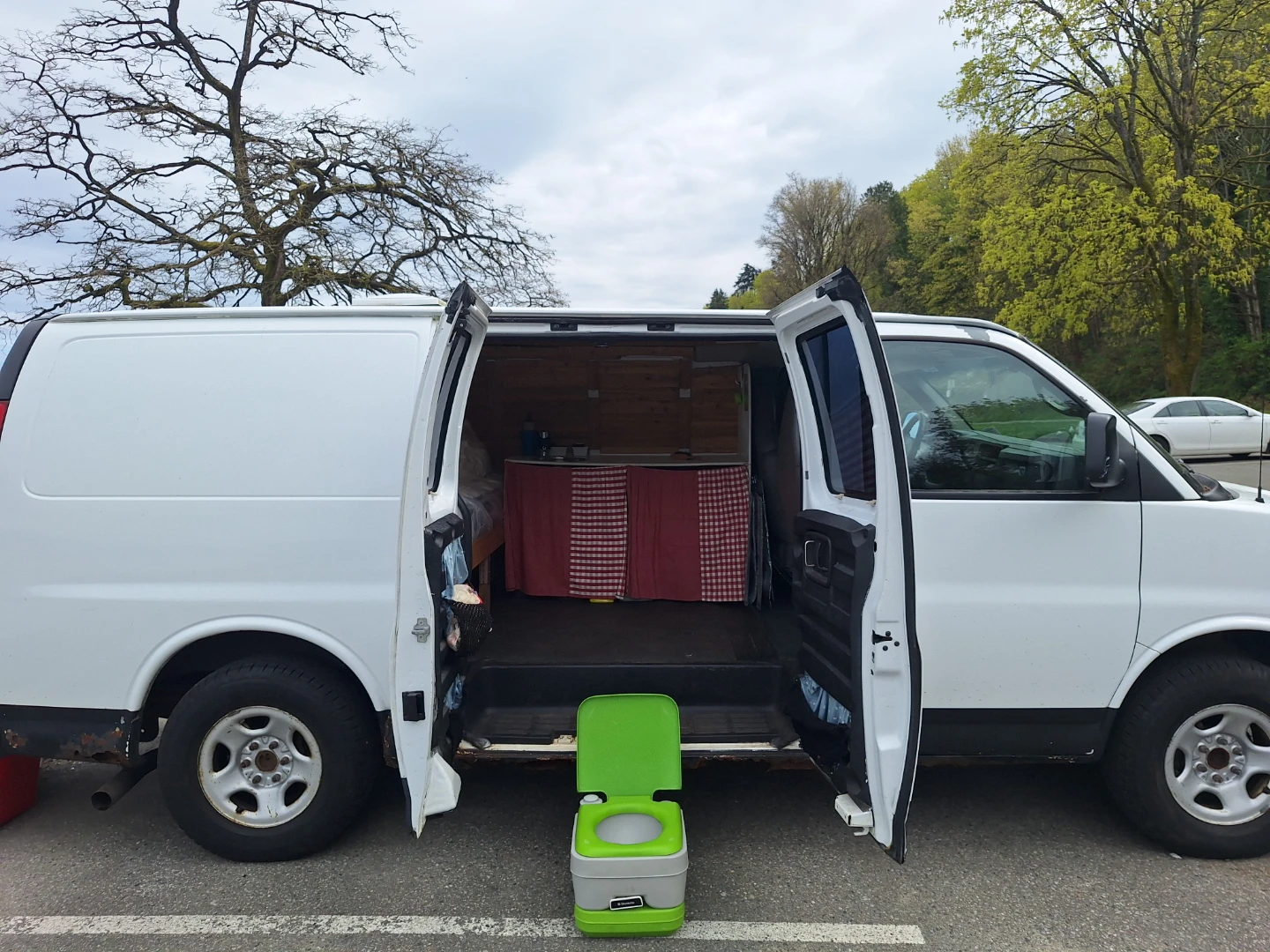 White Chevrolet Express Cargo Van 2005 - photo 3