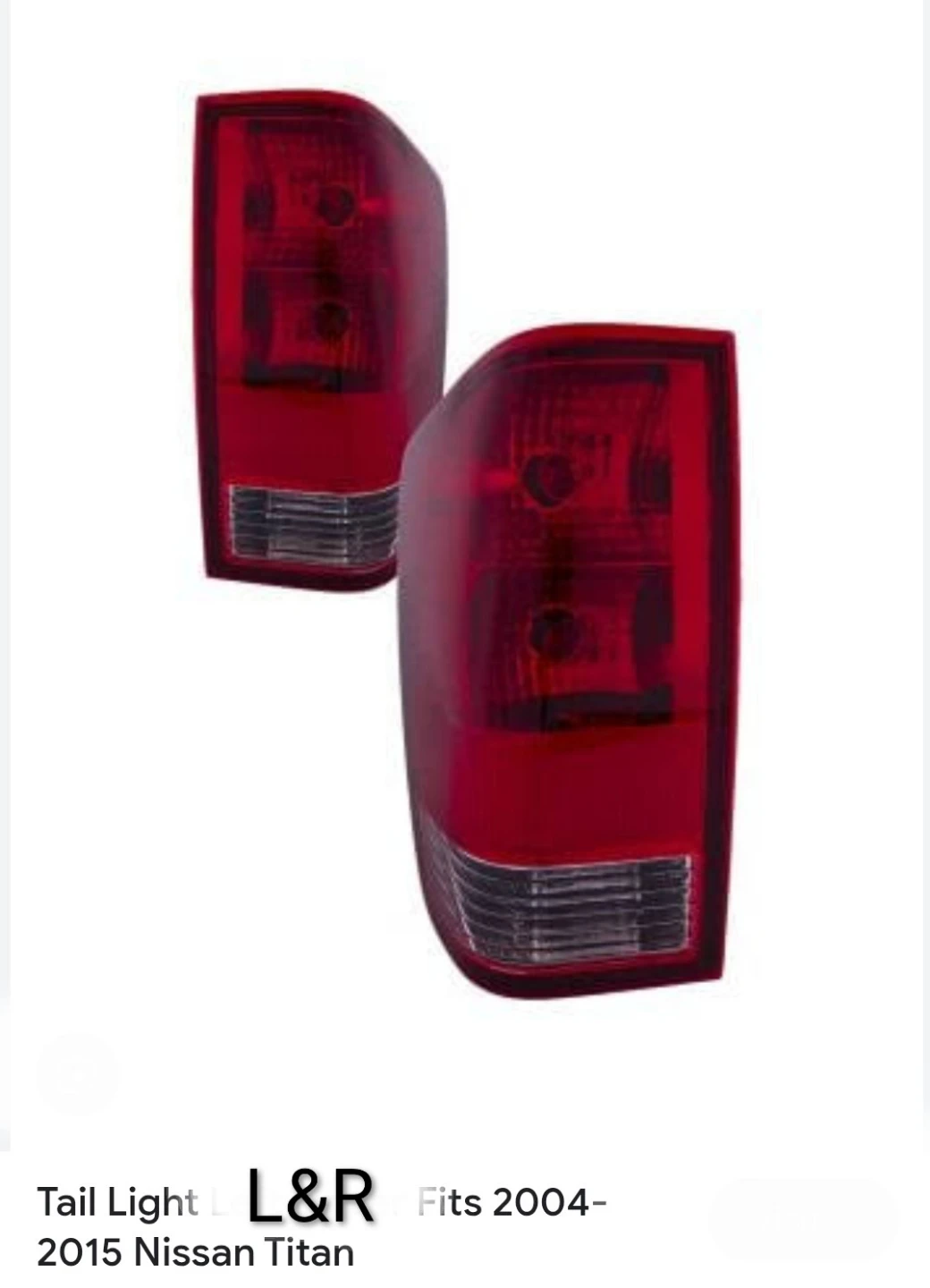 Nissan titan tail lights