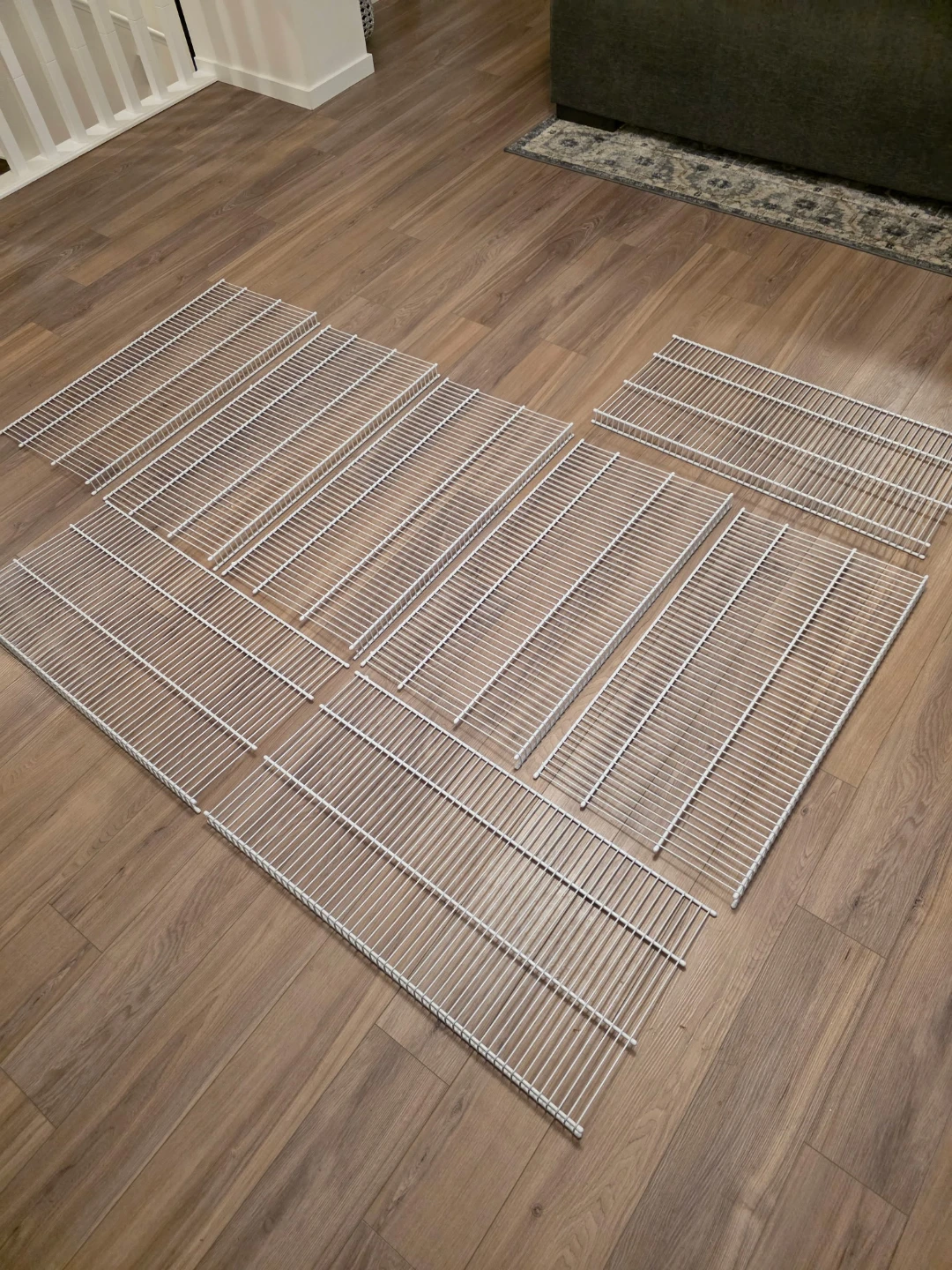 Wire Shelving Unit - White - photo 3