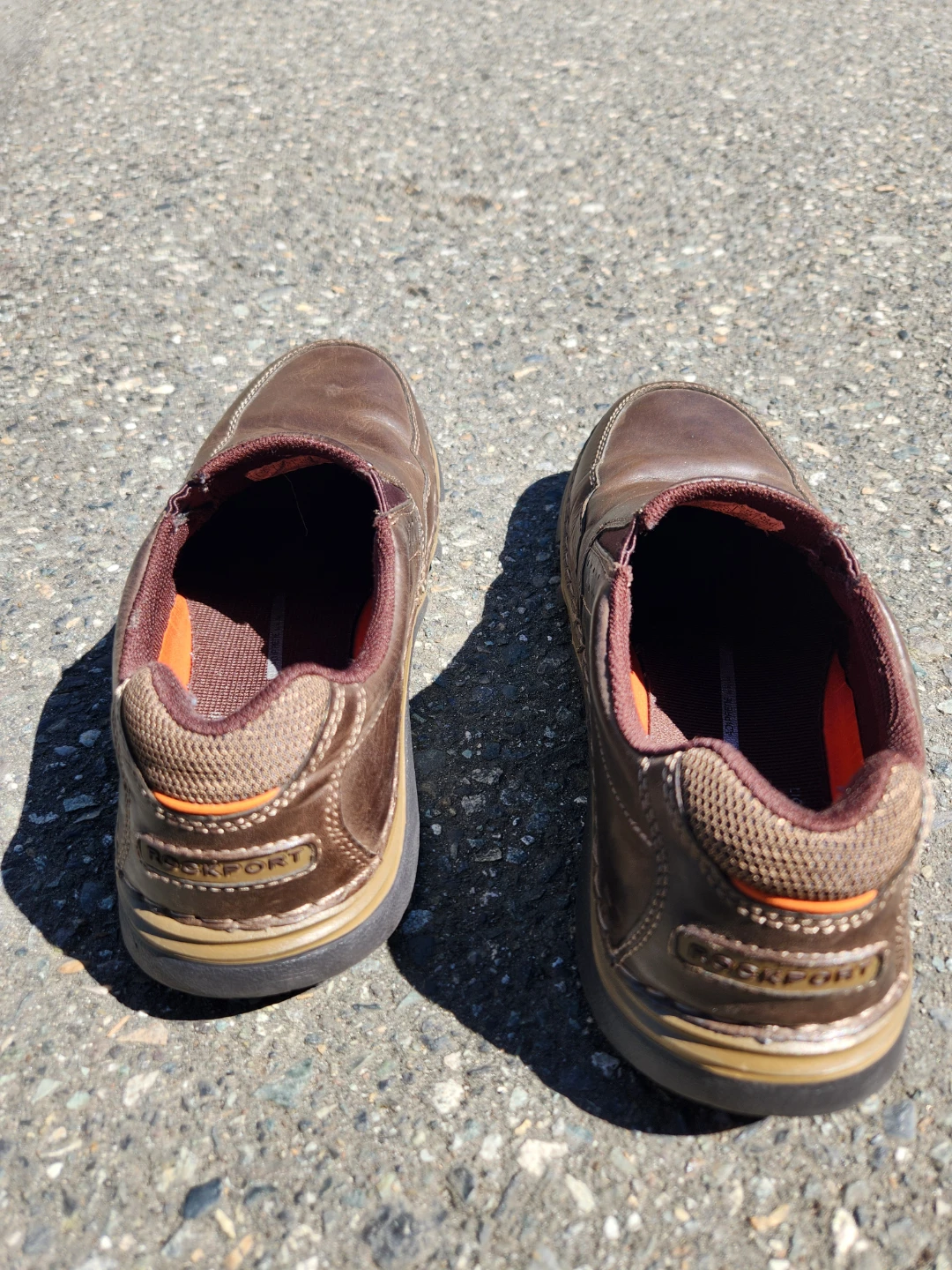 Rockport Brown Leather Slip-On Shoes - photo 3