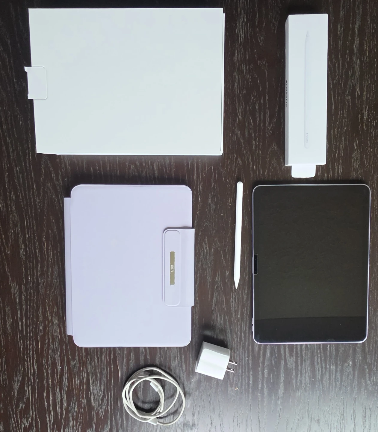 iPad Air + Keyboard Cover + Apple Pencil Pro