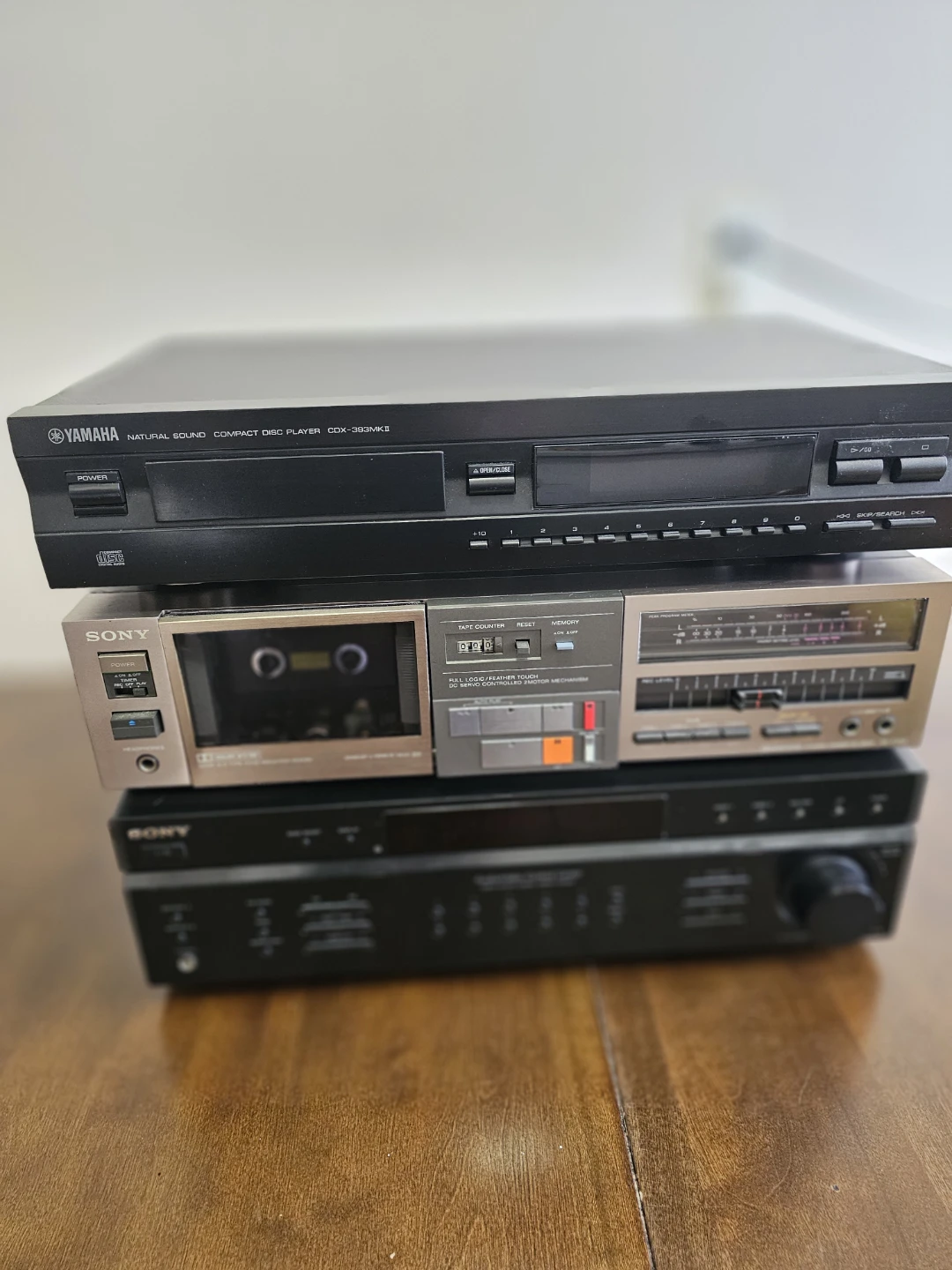 Yamaha Natural Sound CD Player, Sony Cassette Deck & Receiver - photo 4