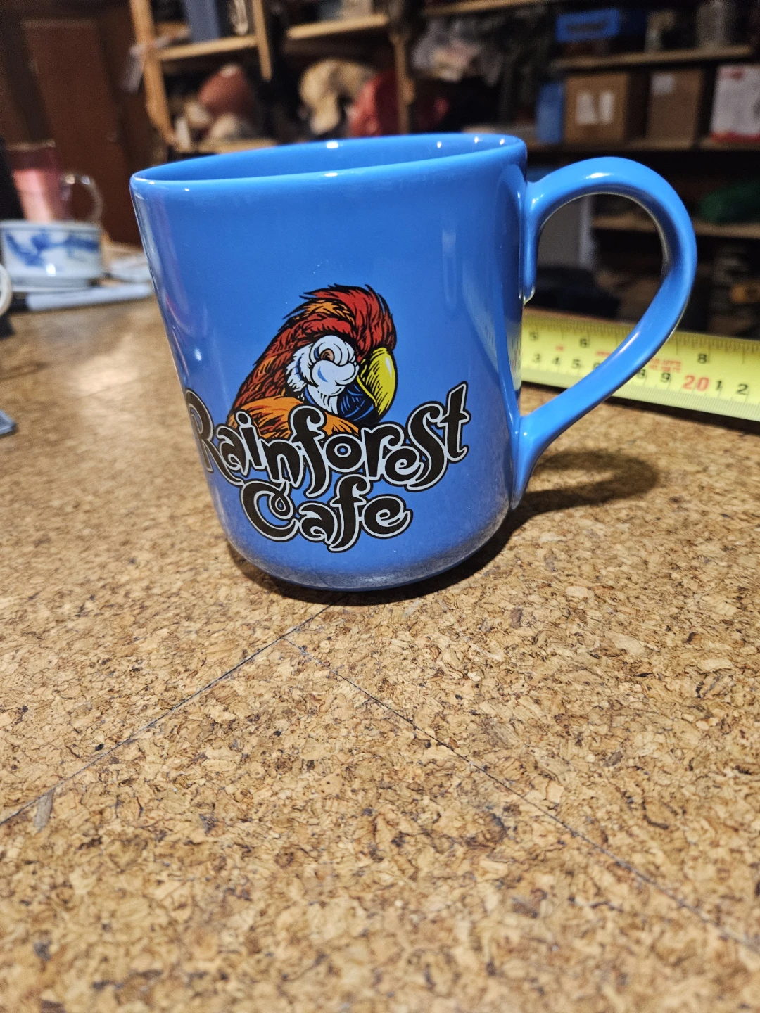 Rainforest Cafe "Rio" Blue Parrot Mug - photo 2