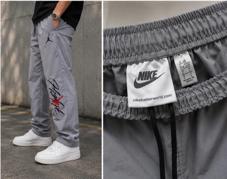 Jordan Grey Flight Pants - Size Large - photo 3