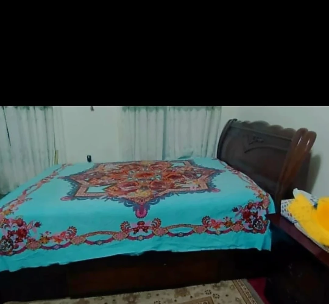 Wooden Bed Frame with Headboard full size bed - photo 3