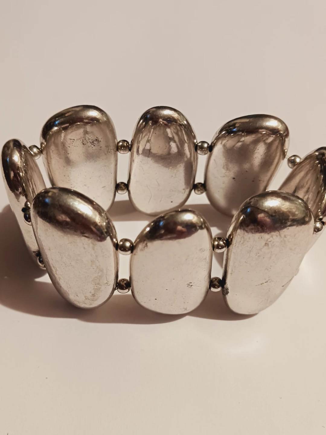 New !! Silver Tone Chunky Bracelet - photo 2