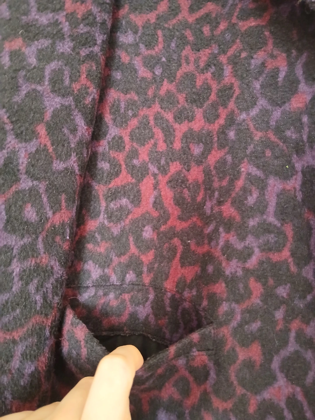 Levi Strauss & Co. Leopard Print Wool Blend Coat - photo 3