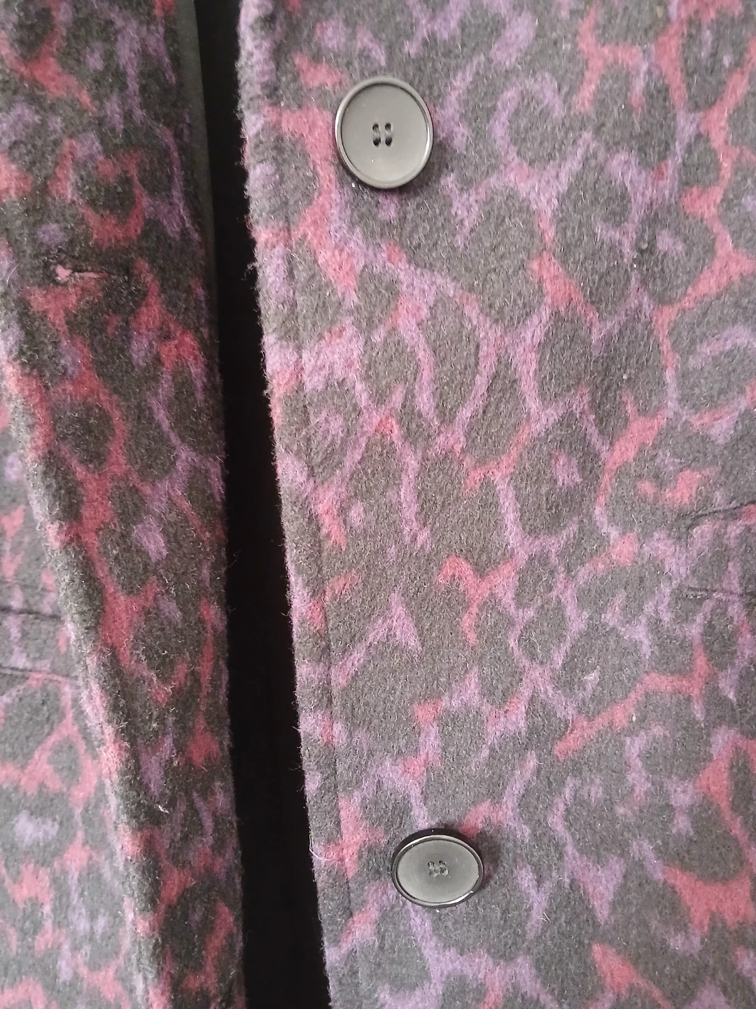 Levi Strauss & Co. Leopard Print Wool Blend Coat - photo 4