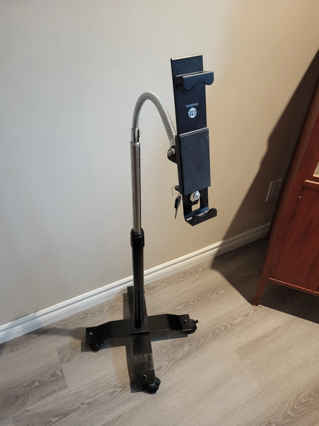 Rolling CTA Digital Tablet Floor Stand with Lock