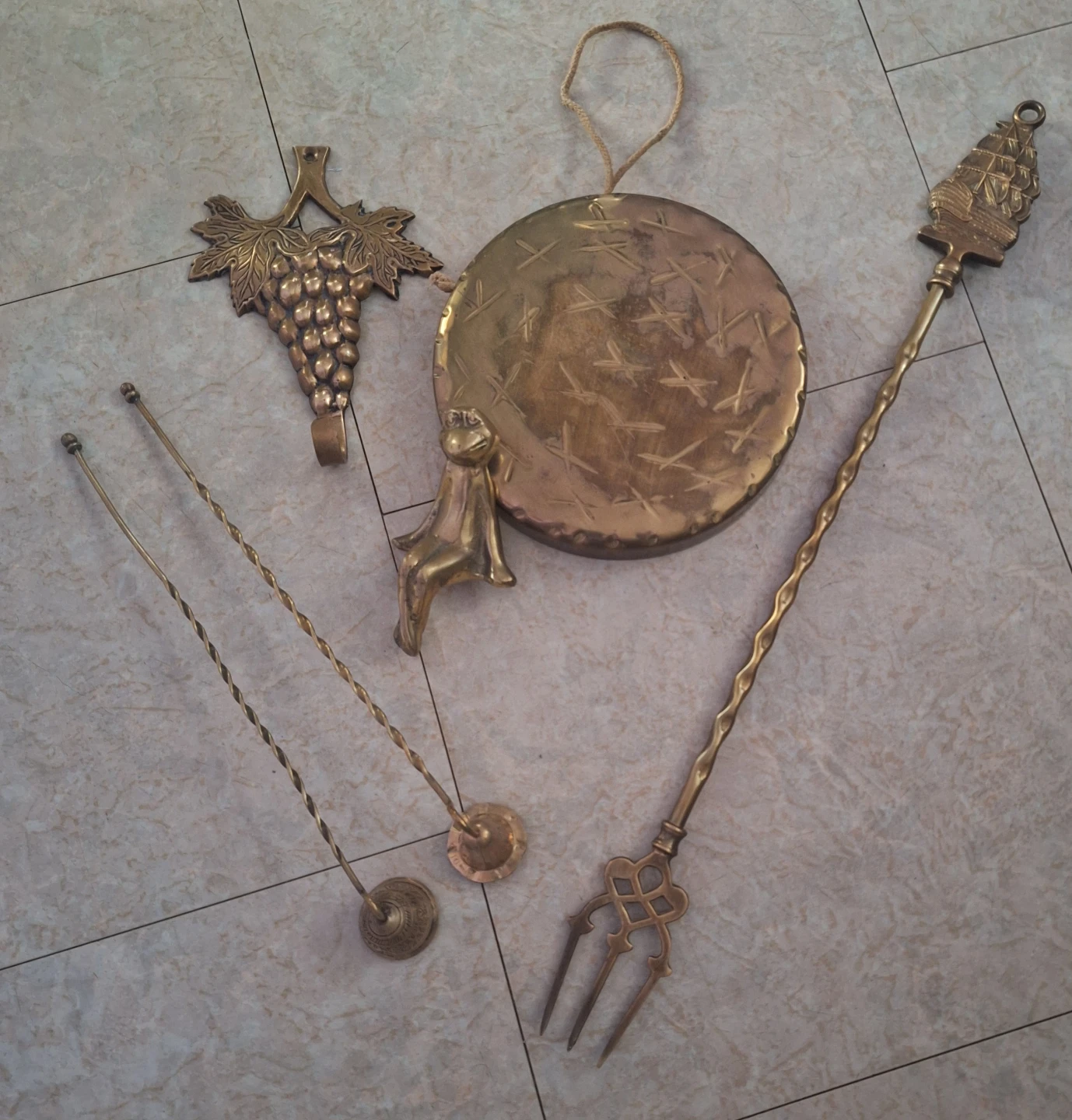 Vintage brass items $10 each