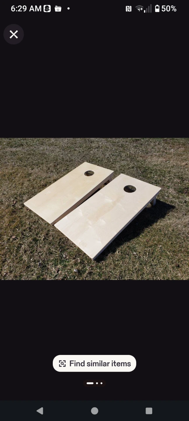 Custom made Cornhole Boards
