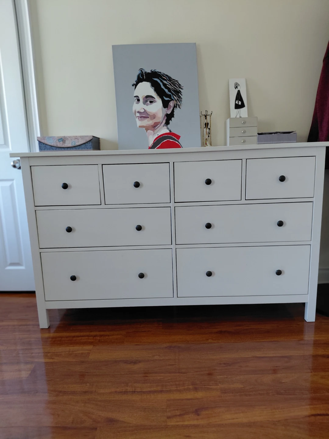 Ikea Hemmes White 8-Drawer Dresser