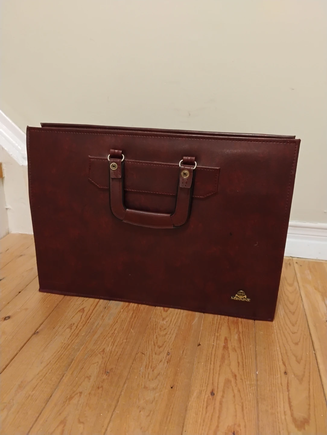 McBrine Briefcase / Attache Case - Burgundy