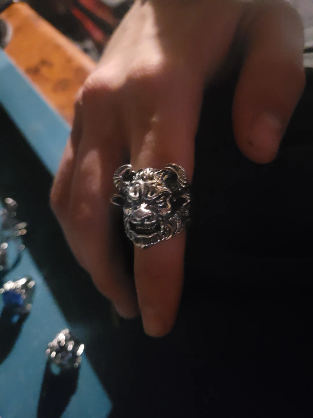 Dragon and skull rings - photo 5