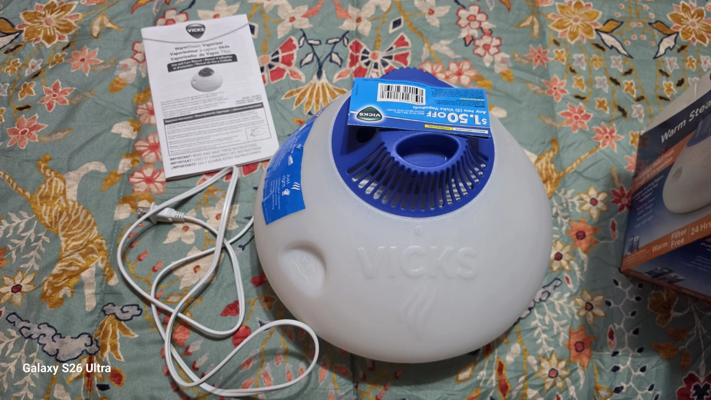 Vicks Warm Steam Vaporizer for Cough & Congestion Relief