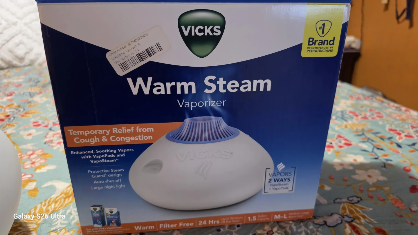 Vicks Warm Steam Vaporizer for Cough & Congestion Relief - photo 3