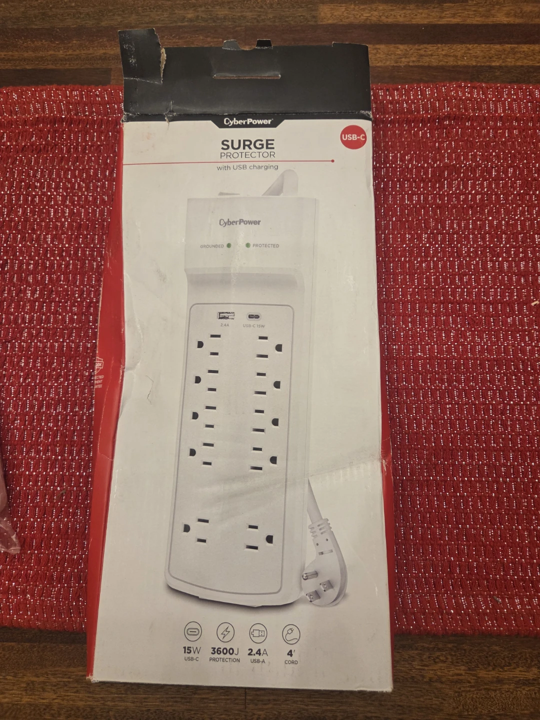 CyberPower Surge Protector with USB Charging - 50% off new - photo 3