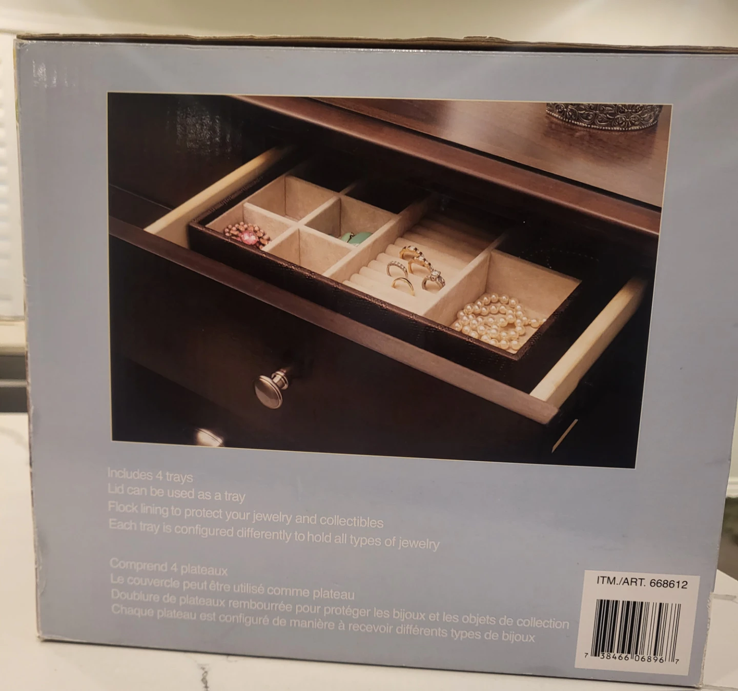 Stackable Jewelry Trays with 4 Trays - photo 3