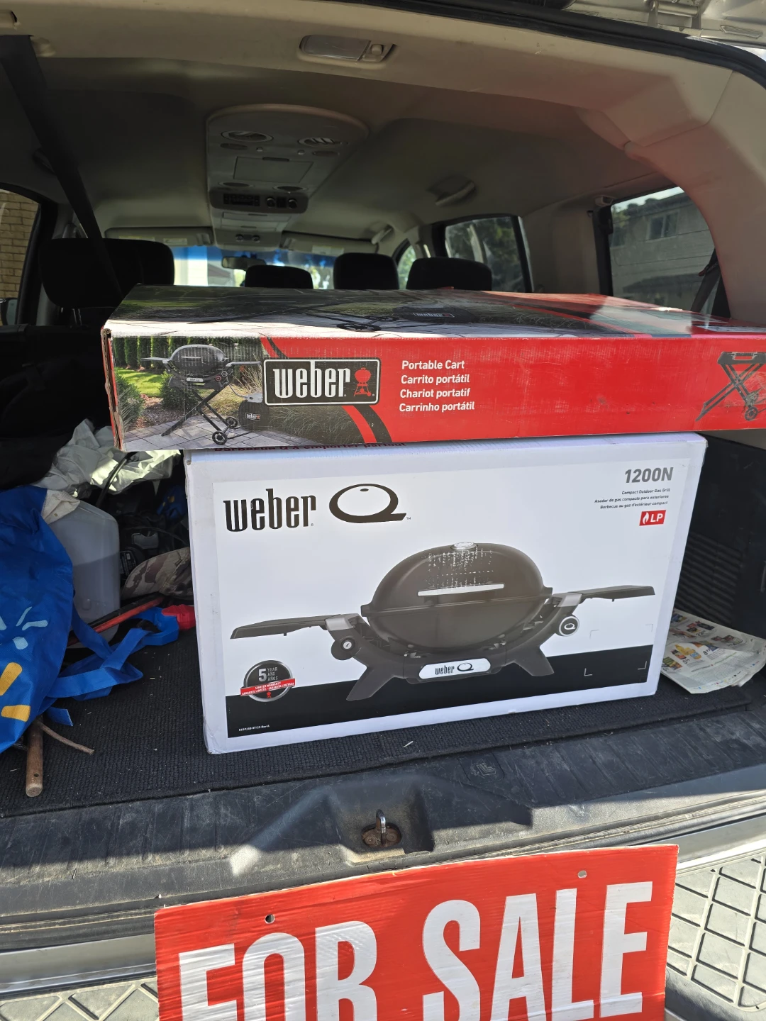 Weber Q 1200N Portable Gas Grill