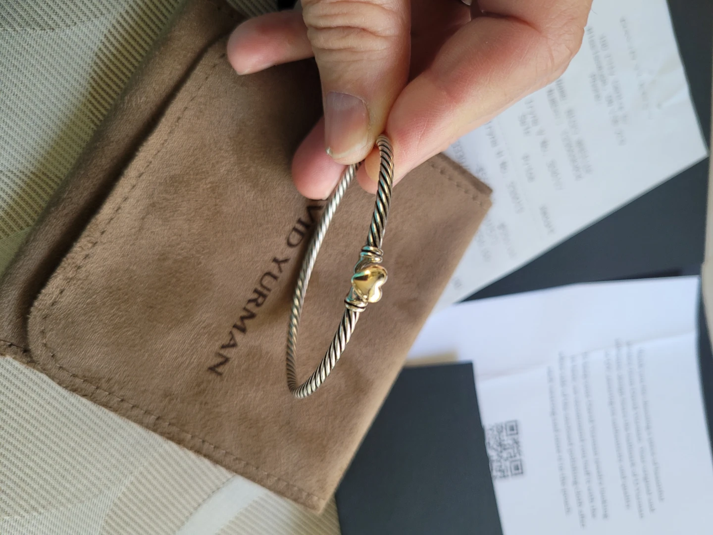 Grad Gift David Yurman 3mm Classic Cable Bracelet - photo 2