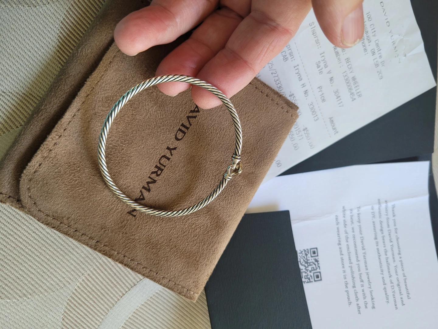 Grad Gift David Yurman 3mm Classic Cable Bracelet - photo 3